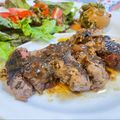 有喜穂's cooksnap of when they made 牛肉のステーキ　ゴールドキウイソース.