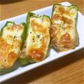 京ん家's cooksnap of when they made ピーマンとツナマヨのチーズ焼き.
