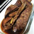 akeming's cooksnap of when they made 超簡単♡レバニラにも♡塊レバーのソース煮.