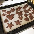 akeming's cooksnap of when they made 簡単☆ココアクッキー.