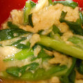 ハチドリ★'s cooksnap of when they made 卵とにらの桜えび塩昆布炒め.