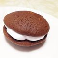 RTP's cooksnap of when they made ほろほろブラウニーのマシュマロバーガー.