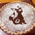 ayaakari's cooksnap of when they made イラスト付き生チョコタルト.