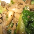 katsurart's cooksnap of when they made チンゲン菜とエリンギのニンニク炒め.