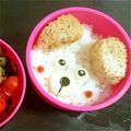 2児ママ's cooksnap of when they made ✿簡単キャラ弁可愛いワンちゃん✿.