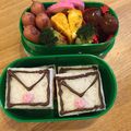 おうたとゆい's cooksnap of when they made バレンタイン♪キャラ弁にラブレター♪.