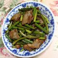 あざらしの赤ちゃん's cooksnap of when they made 超簡単！にんにくの芽と豚バラ肉の炒め物.