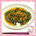 ikuchimu's cooksnap of when they made ネギまみれおろしそば☆☆☆彡.