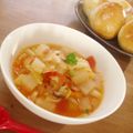 noamanma's cooksnap of when they made コロコロ野菜の✿ミネストローネ✿.