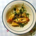 みるくたぬき's cooksnap of when they made 簡単１品♪水菜とチクワのピリ辛炒め.