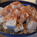 ibukik's cooksnap of when they made 簡単✰ﾜｶﾒ豆腐サラダ♫梅マヨ和え.