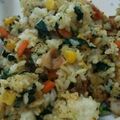 HSHG's cooksnap of when they made 簡単で幼児OK！野菜のうまみチャーハン♡.
