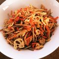 sq_rnl's cooksnap of when they made フライパンで！蓮根、牛蒡、人参のきんぴら.