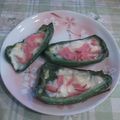 オレンジリング's cooksnap of when they made ピーマン☆チーズ焼き.