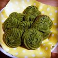 ゆいーりん☆'s cooksnap of when they made サクサク絞り出しクッキー＊濃い抹茶.