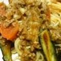 のぞ助's cooksnap of when they made ☆茄子とトマトのボロネーゼ パスタ☆.