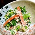 きしもとゆうこ's cooksnap of when they made 苦味よさようなら大根葉のツナサラダ☆.