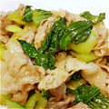 ucoさん's cooksnap of when they made 豚バラと青梗菜の炒め物.
