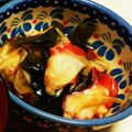 あちゃママ♡'s cooksnap of when they made ♪蛸とわかめのごま油酢の物♪.