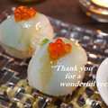 bobitin's cooksnap of when they made ✿ころころ♫一口手毬寿司✿.