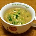 ぽめchan's cooksnap of when they made 野菜苦手な娘も食べる♡豆苗と卵の味噌汁.