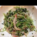 ゆず蜜＊'s cooksnap of when they made 塩麹✿豆苗がモリモリ食べられる和え物✿.