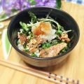 kumi0901's cooksnap of when they made サンマご飯☆昨日の残り物のサンマでも.