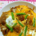 りぃり＆しゅんしゅん's cooksnap of when they made 鶏のから揚げで♪親子丼風卵とじ.