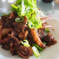 MIE88888's cooksnap of when they made いかゲソ＆いかワタの中華炒め.