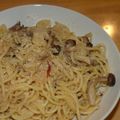 piro55's cooksnap of when they made 焼きオクラと明太子の*アヒージョパスタ.