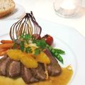 ＊saki＊'s cooksnap of when they made 【憧れのフレンチ】鴨のオレンジソース.