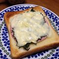 YUKIKI☆'s cooksnap of when they made 簡単朝ごはん♩大葉のハムチーズトースト.