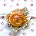 まくのうち's cooksnap of when they made 桜アーモンドクリームパン.