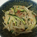 エッコさん's cooksnap of when they made 簡単さっぱり♪もやしときゅうりのナムル.