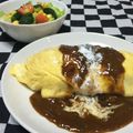かおﾆｬﾝ子's cooksnap of when they made 残りカレーでとろ〜りチーズオムライス.