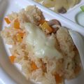 ポメちょん's cooksnap of when they made 炊飯器で炊き込みケチャップライス.