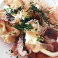 kikiik's cooksnap of when they made たこ焼き粉でもやしのお好み焼き風.