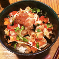 わかめ＊'s cooksnap of when they made 焼き鯖とトマトの丼.