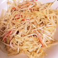 唯やん's cooksnap of when they made 大根もやしカニカマで低価格☆中華サラダ.