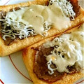 fukudoru's cooksnap of when they made うすあげとサラミのチーズ焼き.