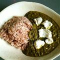 SHION◎'s cooksnap of when they made パラクパニール、ホウレン草＆チーズカレー.