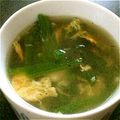 ﾏｲﾑﾗ's cooksnap of when they made 簡単!!ふわふわ玉子のほうれん草スープ.