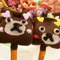 みぃ〜ゆぅ〜ここ〜's cooksnap of when they made バレンタインに♪クマさんスティック.