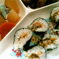 RxYmama's cooksnap of when they made 簡単に切る！納豆巻き.