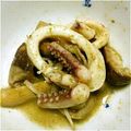 あきりちゃん's cooksnap of when they made キノコたっぷりイカとバジルの炒め物.