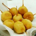 よしちゃん1102's cooksnap of when they made ＊HMで簡単ミニアメリカンドック＊.