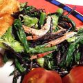 ぬーすぴ♪'s cooksnap of when they made 簡単★春菊とひじきのマヨネーズあえ★.