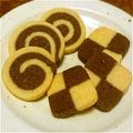 rukafleur's cooksnap of when they made クッキー（バニラ＆ココア）～簡単～.