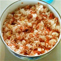 maco33's cooksnap of when they made 塩シャケとごまとショウガの混ぜご飯.