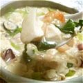 whitecolor's cooksnap of when they made 優しい味☆海老とホウレン草のトロッと豆腐.